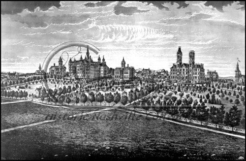 Early Vanderbilt Campus Drawing