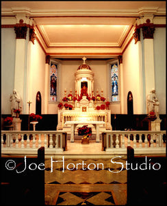 St. Bernard Academy & Convent Chapel at Christmas