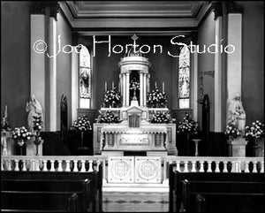 St. Bernard New Chapel with Flowers