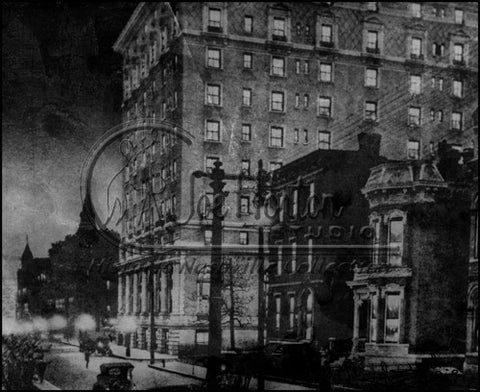 Hermitage Hotel at Night