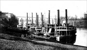 Steamboats at the Wharf