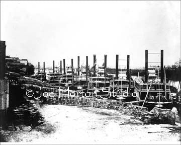 Union Supply Boats during the Occupation of Nashville