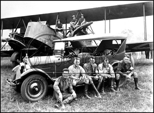 Airmen Posing at Blackwood Field